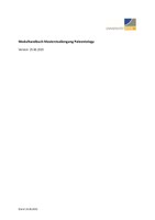 Modulhandbuch Master Paleontology